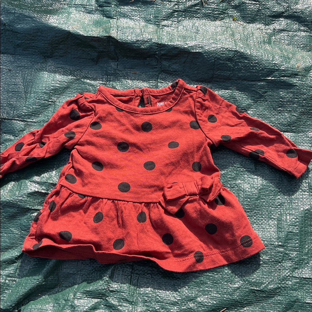 Carter's Red Baby Outfit